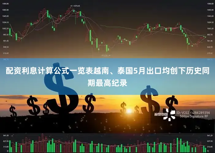 配资利息计算公式一览表越南、泰国5月出口均创下历史同期最高纪录